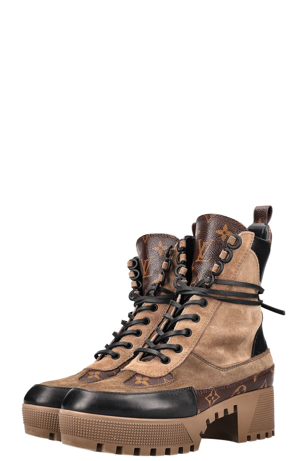 LOUIS VUITTON Laureate Desert Boots Beige REAWAKE