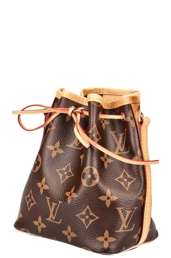 LOUIS VUITTON Nano Noe Canvas MNG