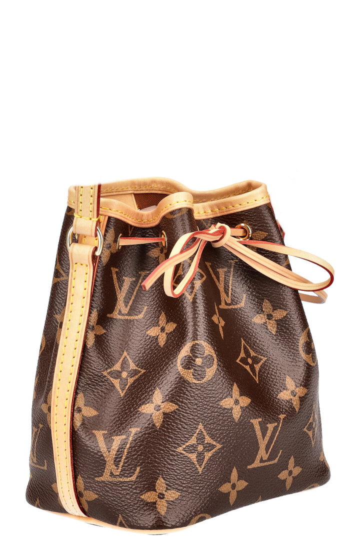 LOUIS VUITTON Nano Noe Canvas MNG