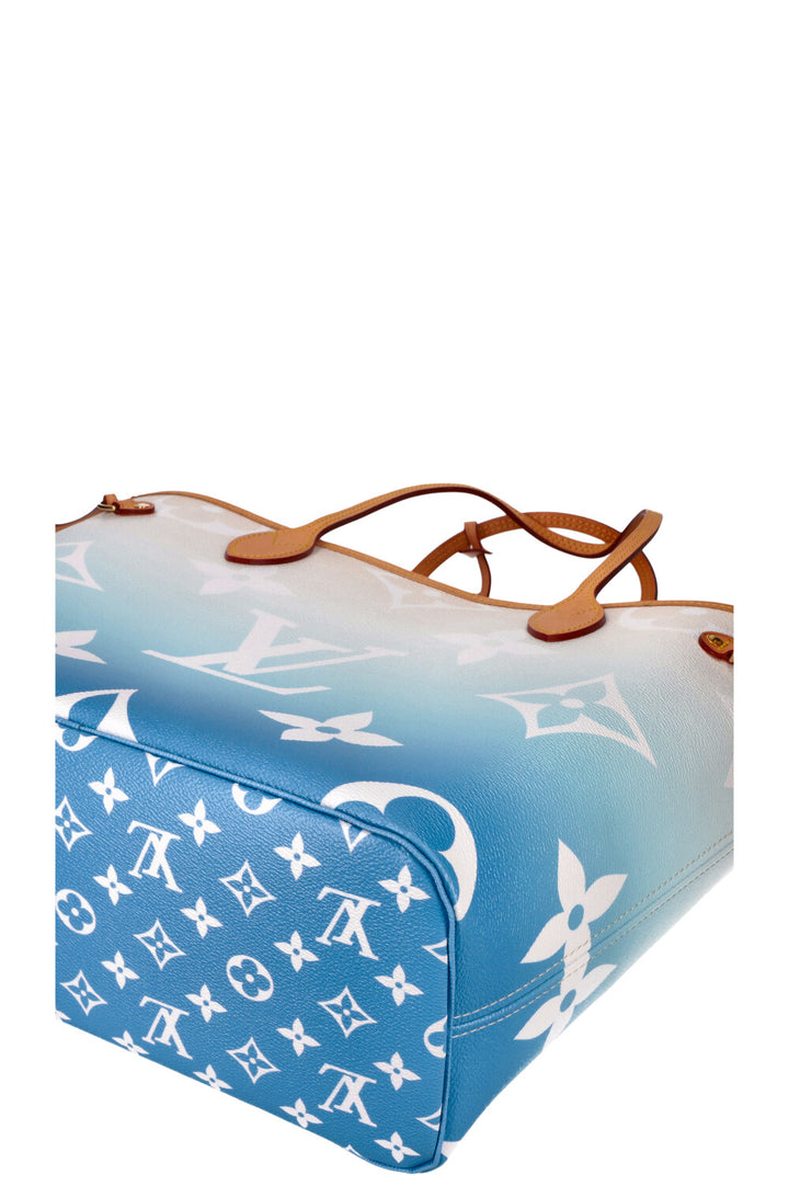 LOUIS VUITTON Neverfull MM Pool Bleu