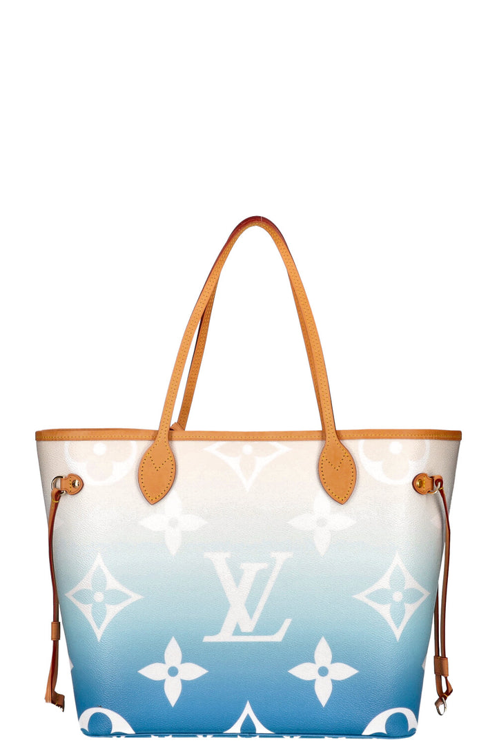 LOUIS VUITTON Neverfull MM Pool Bleu