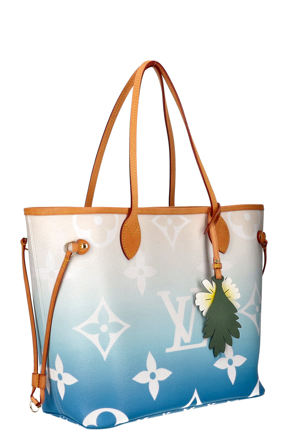 LOUIS VUITTON Neverfull MM Pool Bleu – REAWAKE - Main Image