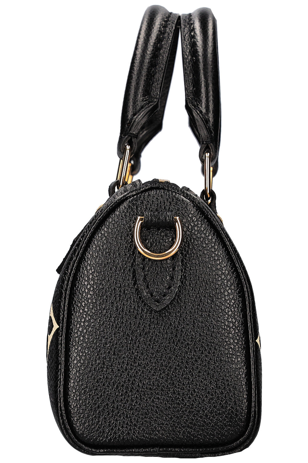 LOUIS VUITTON Nano Speedy Bicolor Empreinte Black