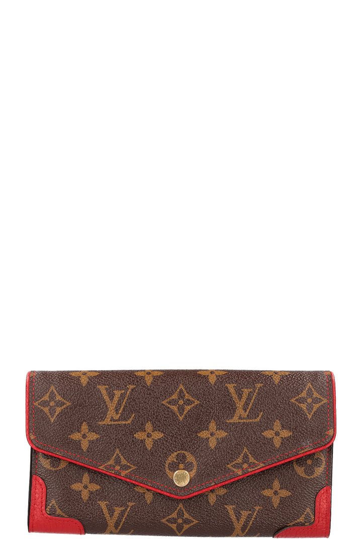 LOUIS VUITTON Portefeuille Sarah Retiro MNG &amp; Rouge