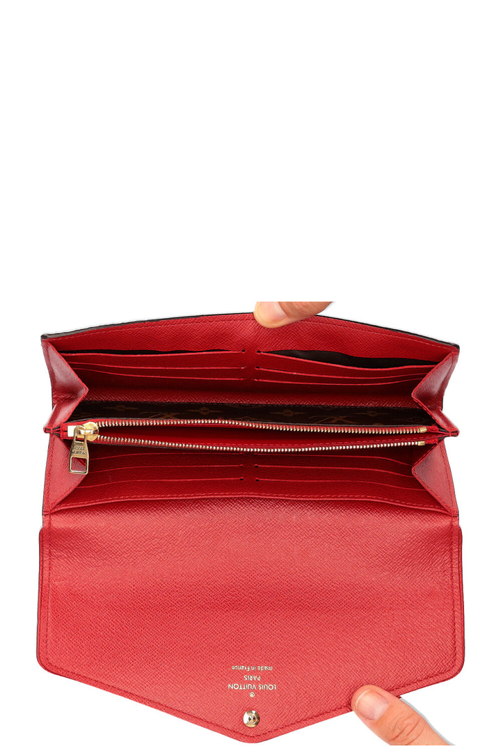 LOUIS VUITTON Portefeuille Sarah Retiro MNG &amp; Rouge