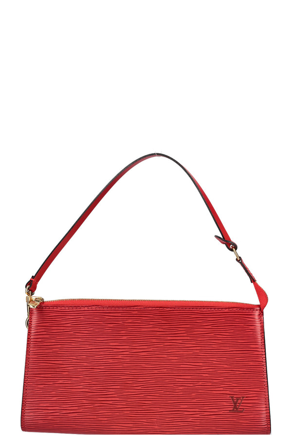 LOUIS VUITTON Pochette Epi Rouge