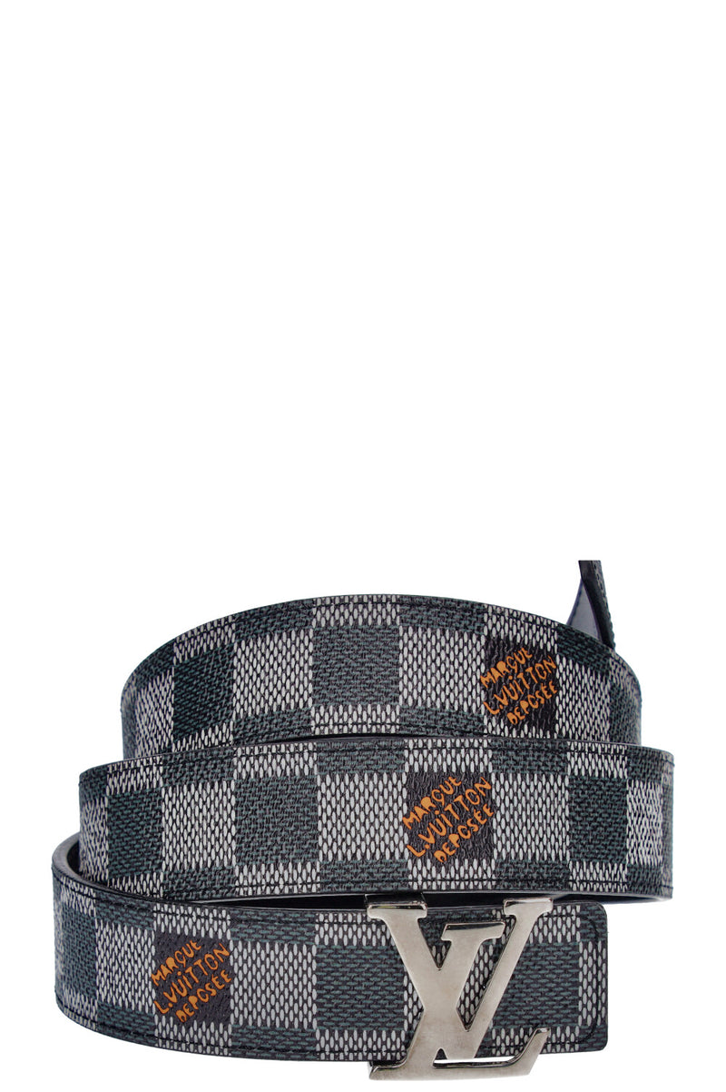 LOUIS VUITTON Initials Belt 30 Damier Archives