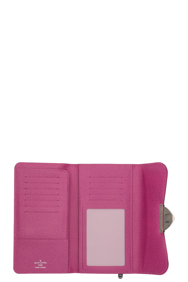 LOUIS VUITTON Portfolio Wallet Epi Purple