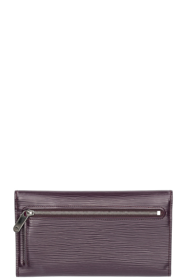 LOUIS VUITTON Portfolio Wallet Epi Purple