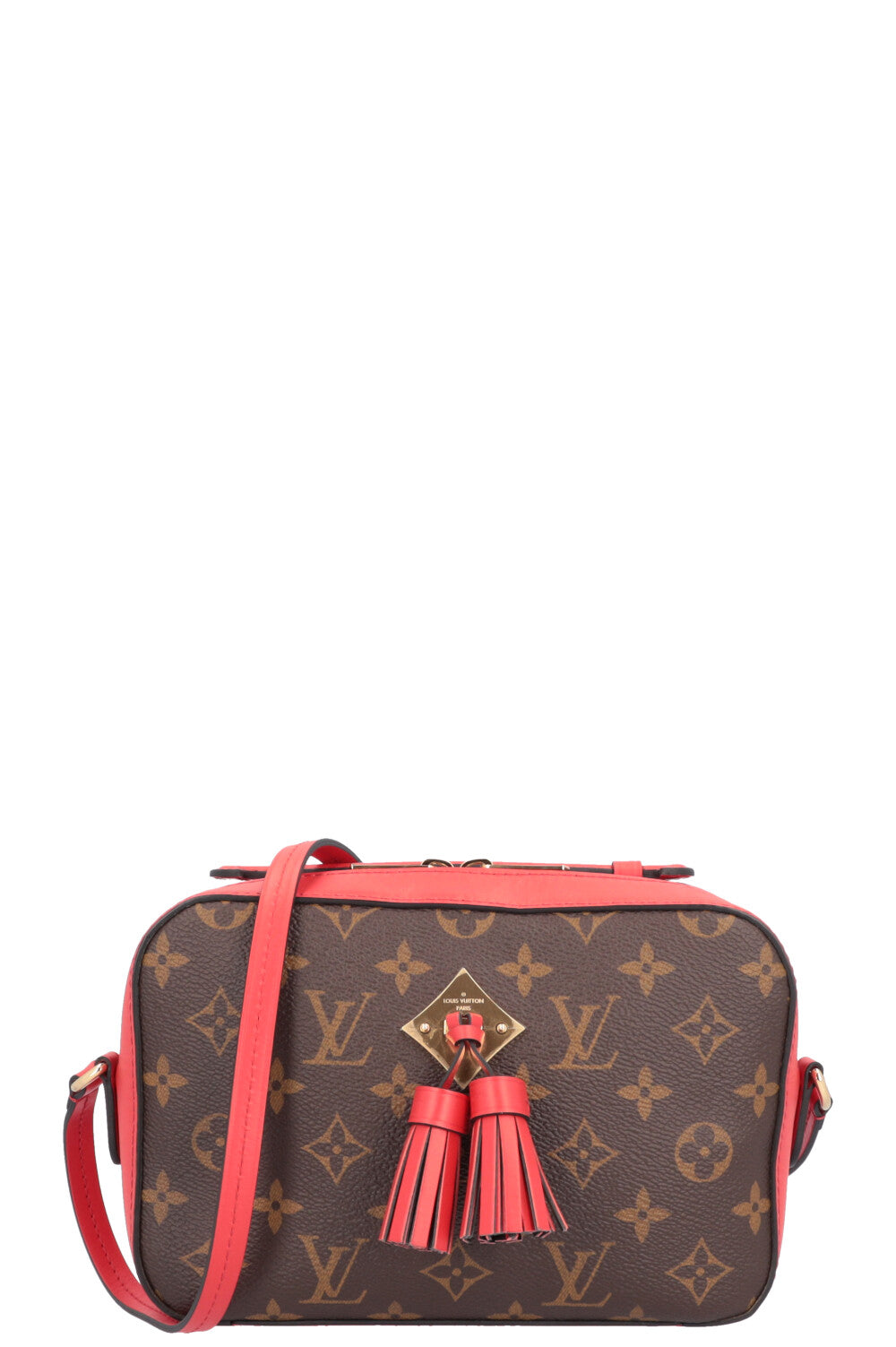 LOUIS VUITTON Saintonge Bag MNG Red