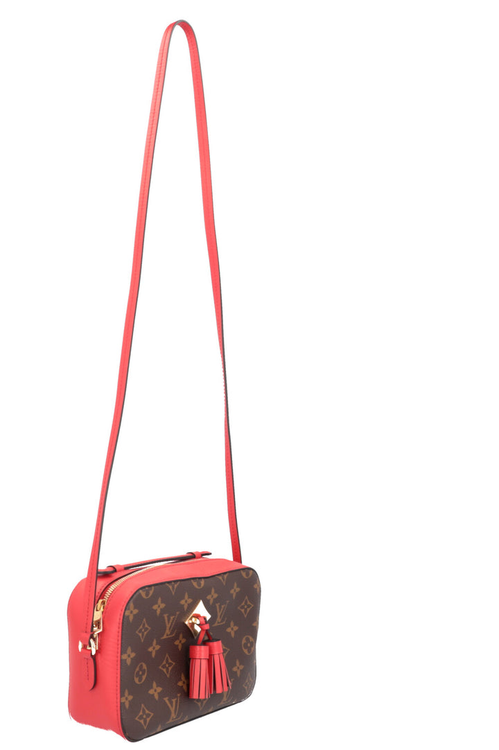 LOUIS VUITTON Saintonge Bag MNG Red