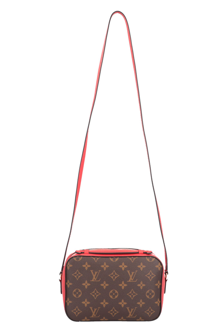 LOUIS VUITTON Saintonge Bag MNG Red