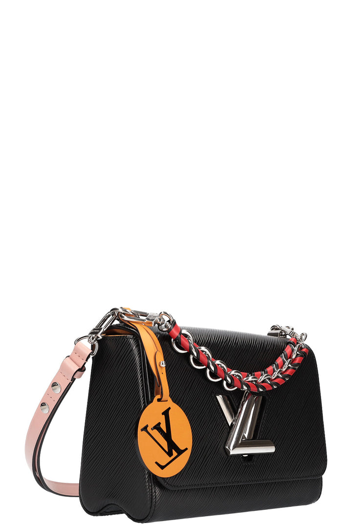 LOUIS VUITTON Twist MM Bag Epi Black