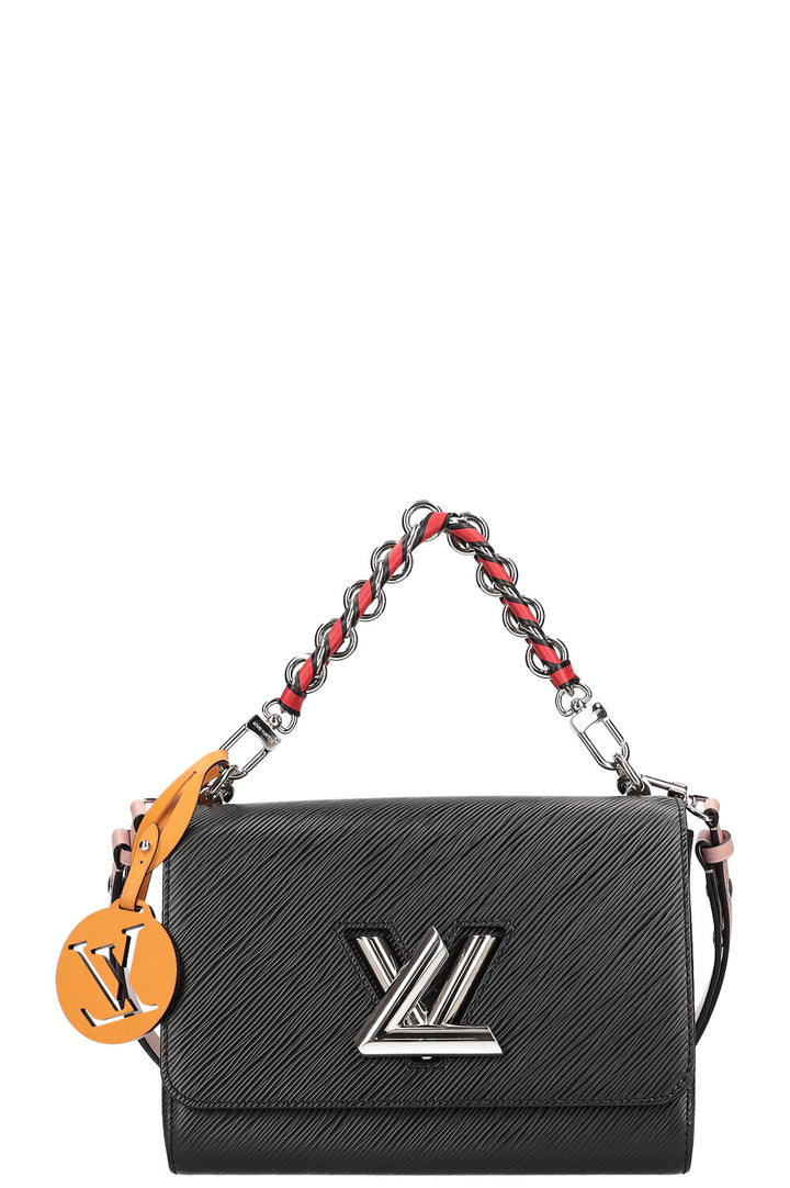 LOUIS VUITTON Twist MM Bag Epi Black