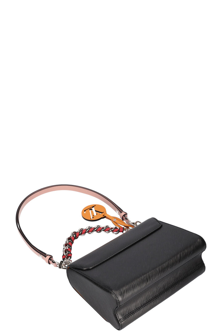 LOUIS VUITTON Twist MM Bag Epi Black