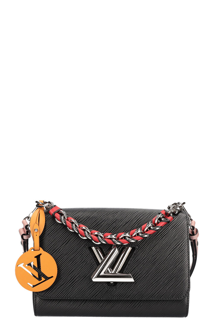 Louis Vuitton Twist MM Bag Epi Leder Black 