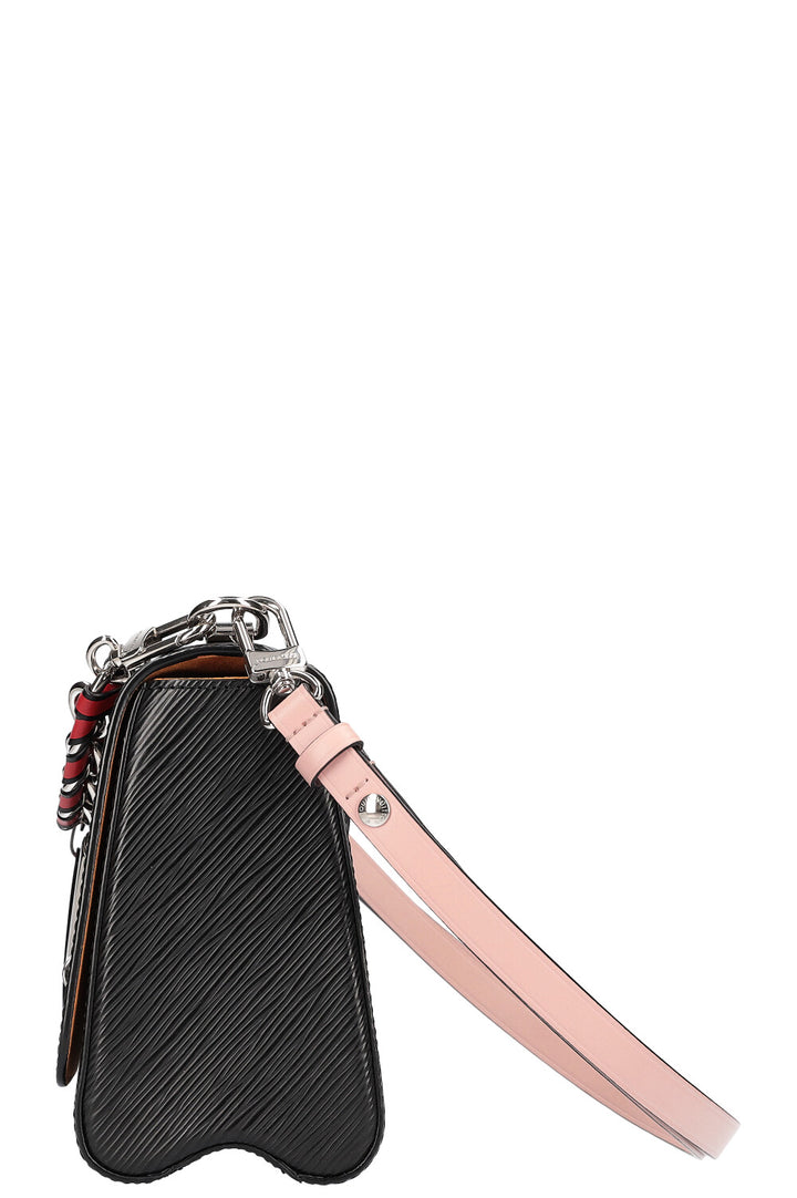 LOUIS VUITTON Twist MM Bag Epi Black