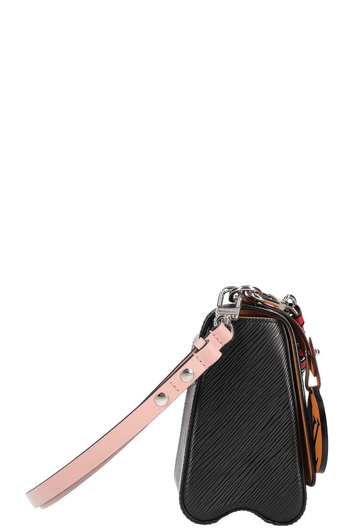 LOUIS VUITTON Twist MM Bag Epi Black