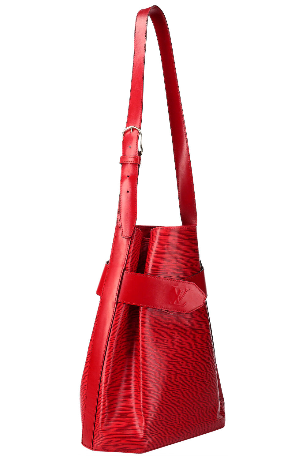 LOUIS VUITTON Bag d'Epaule Epi Red