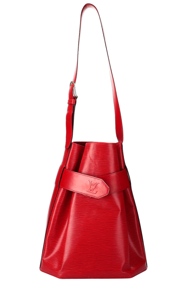 Louis Vuitton Sac d'Epaule Epi Leather Red