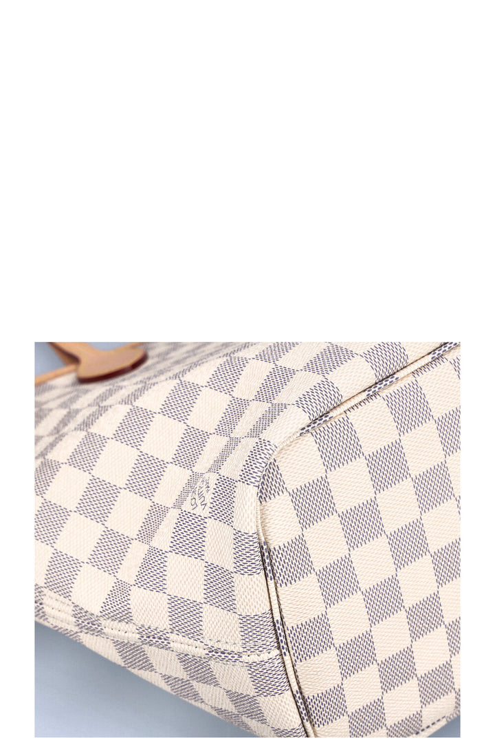 LOUIS VUITTON Neverfull MM Damier Azur