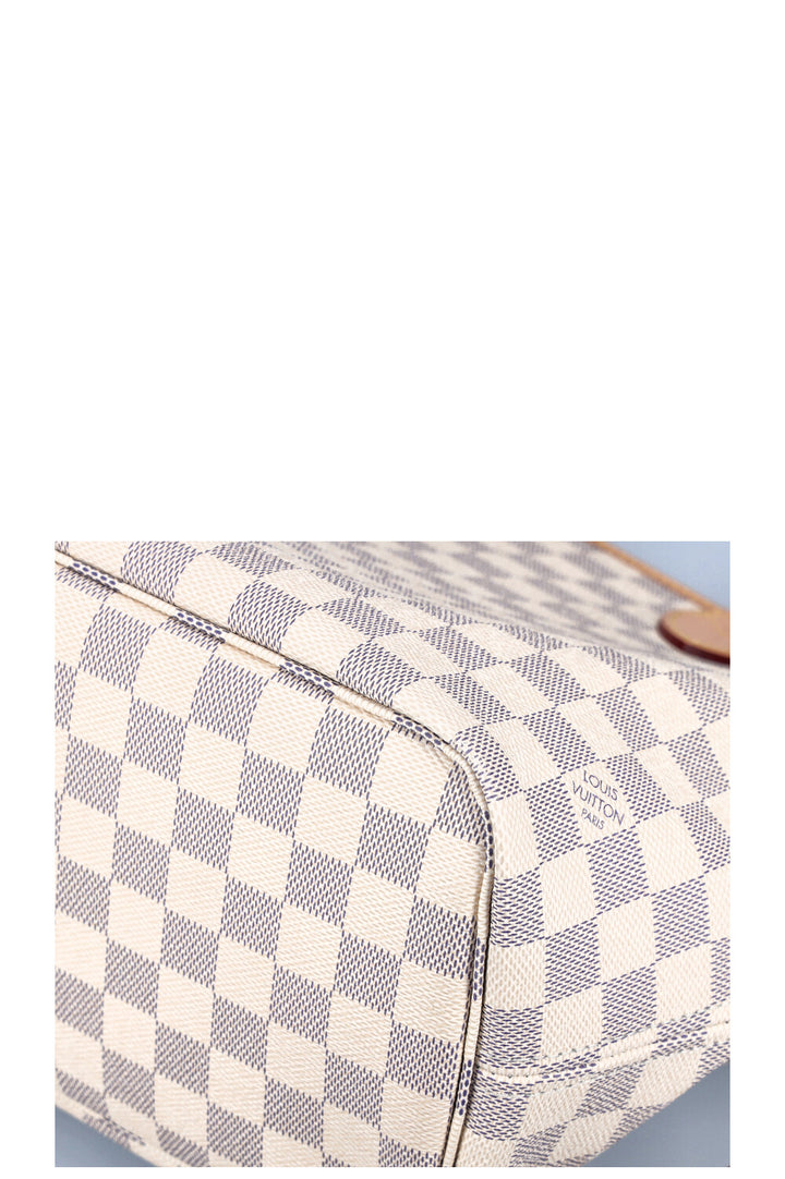 LOUIS VUITTON Neverfull MM Damier Azur