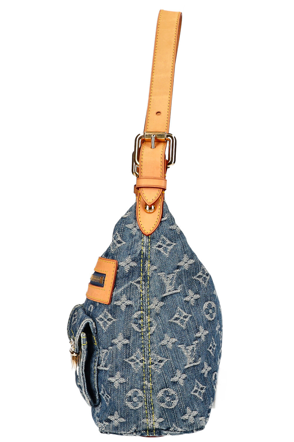 LOUIS VUITTON Baggy PM Bag Denim Blue