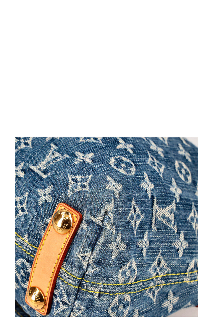 LOUIS VUITTON Baggy PM Bag Denim Blue