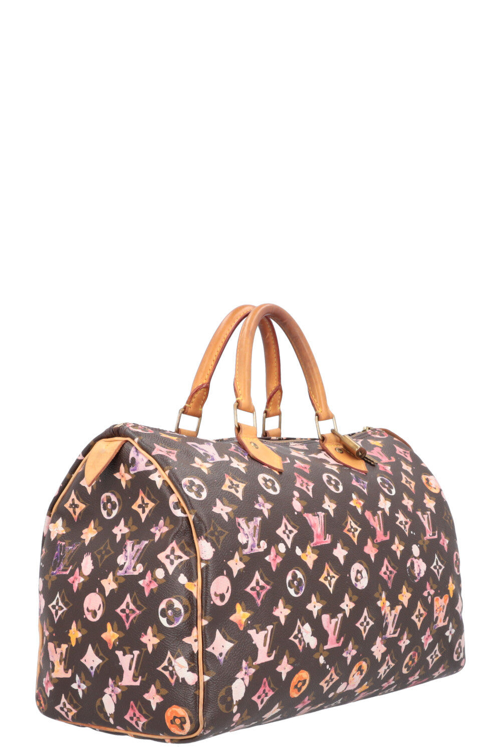 LOUIS VUITTON Speedy 35 Richard Prince Watercolor Aquarelle MNG