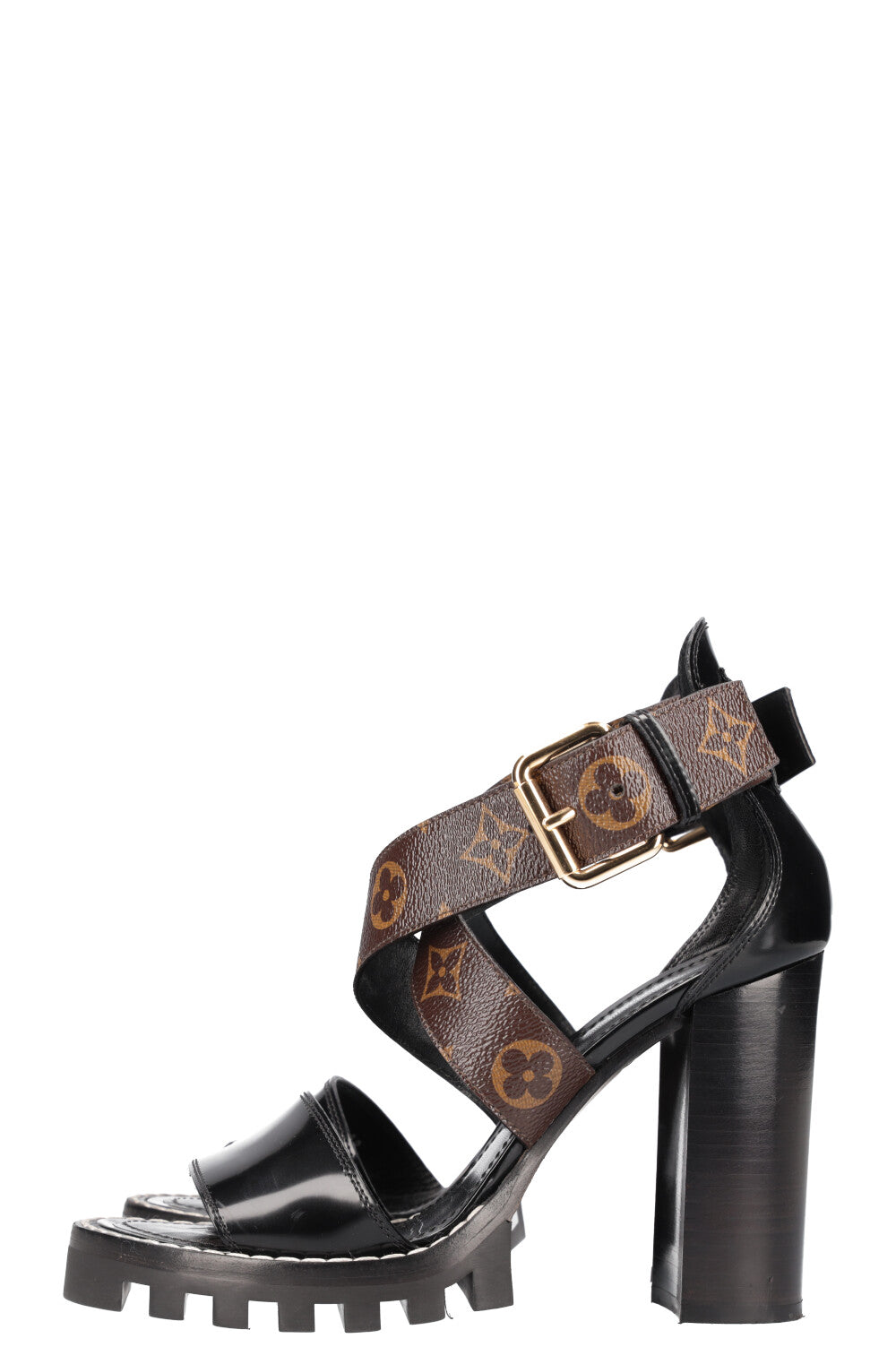 LOUIS VUITTON Heels MNG Black