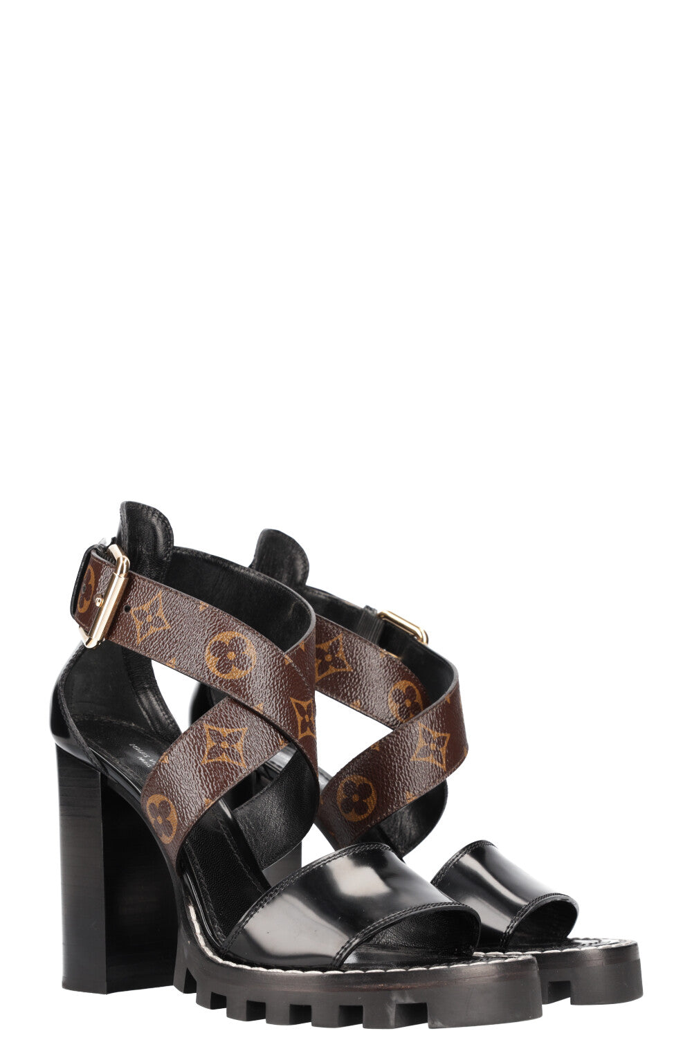 LOUIS VUITTON Heels MNG Black