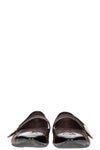 LOUIS VUITTON Cap Toe Flats Canvas MNG