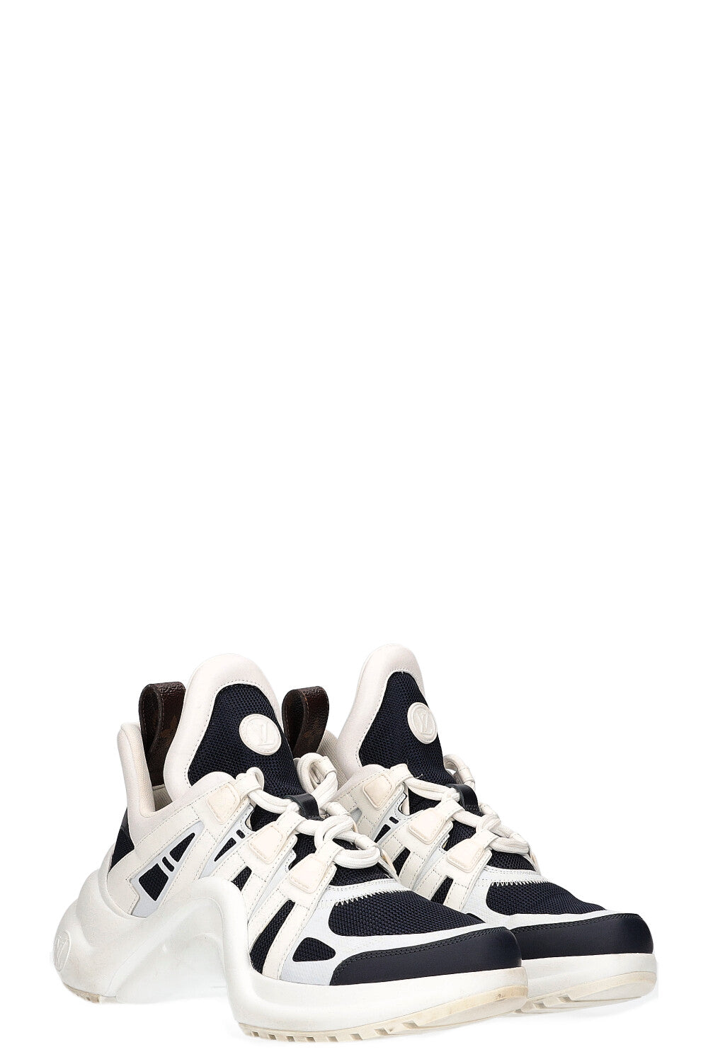 louis vuitton archlight sneakers black and white