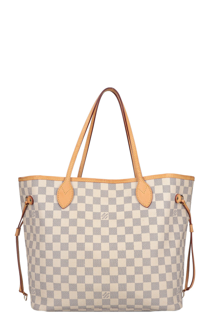 LOUIS VUITTON Neverfull MM Damier Azur