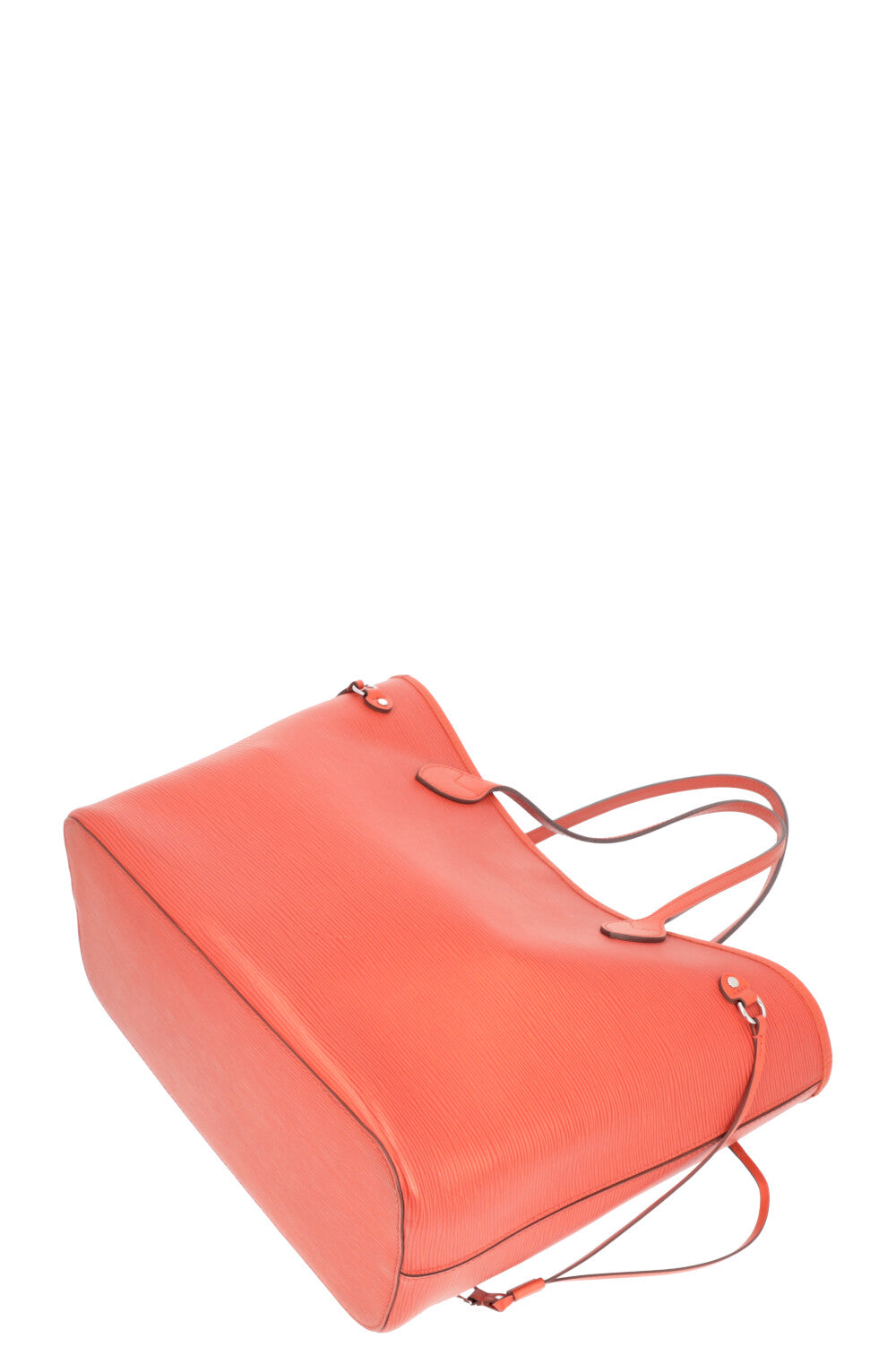 Louis Vuitton Neverfull pouch Orange Leather ref.868404 - Joli Closet