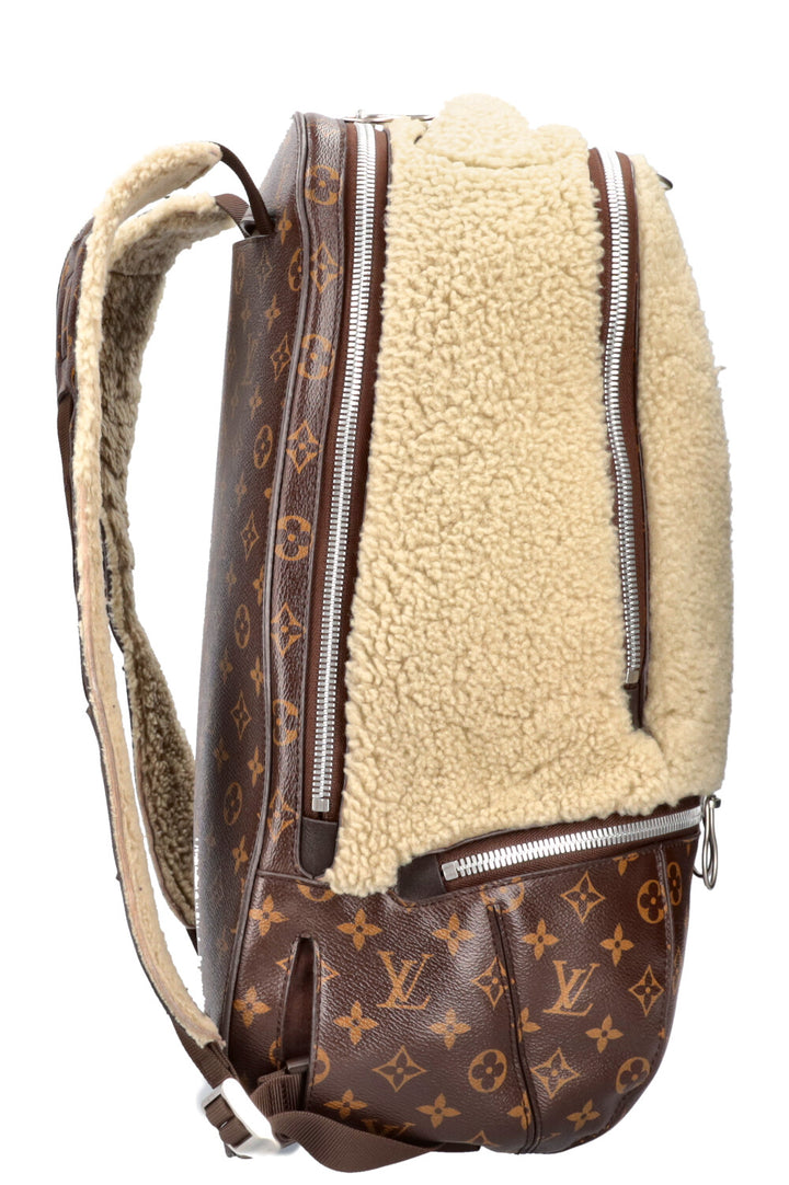 LOUIS VUITTON Marc Newson Sac à dos Shearling MNG