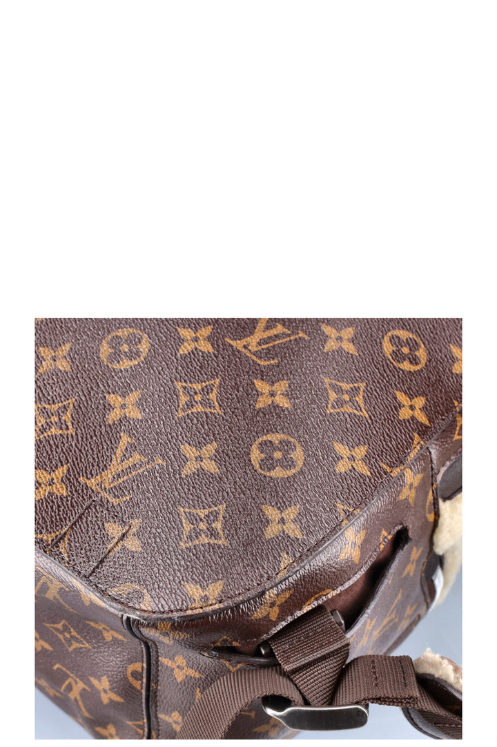 LOUIS VUITTON Marc Newson Sac à dos Shearling MNG