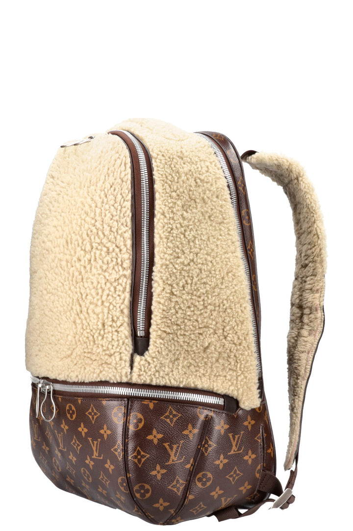 LOUIS VUITTON Marc Newson Sac à dos Shearling MNG