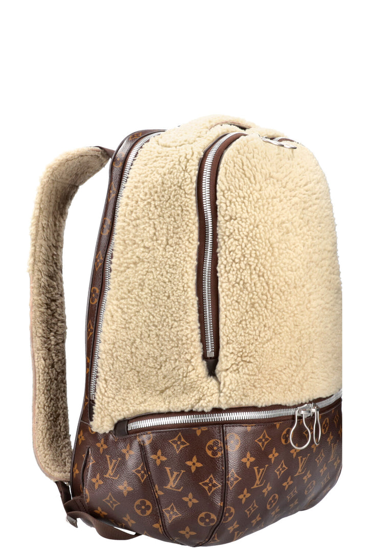 LOUIS VUITTON Marc Newson Sac à dos Shearling MNG
