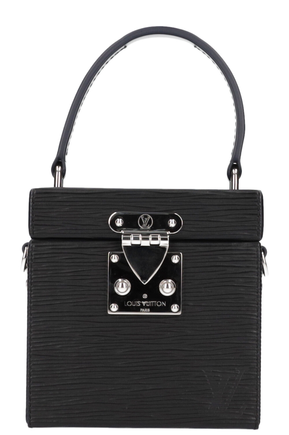 Louis Vuitton Bleecker Box NM Epi Leder Black