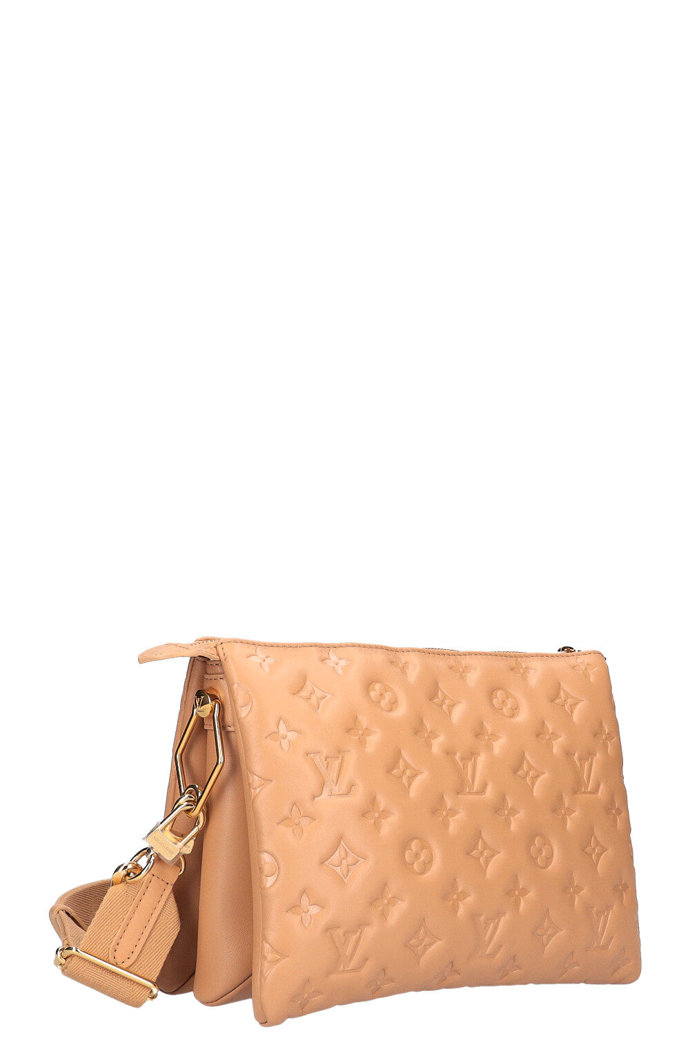 LOUIS VUITTON Coussin PM Bag Beige Empreinte