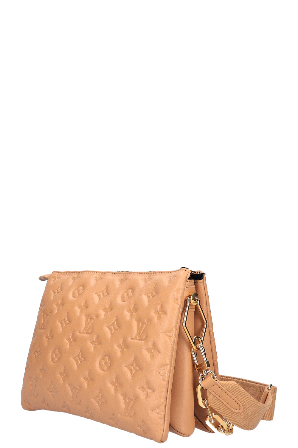 LOUIS VUITTON Coussin PM Bag Beige Empreinte