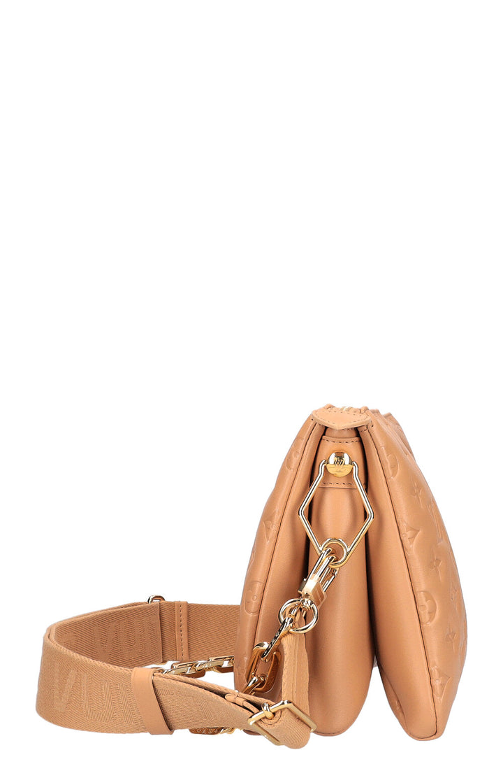 LOUIS VUITTON Coussin PM Bag Beige Empreinte