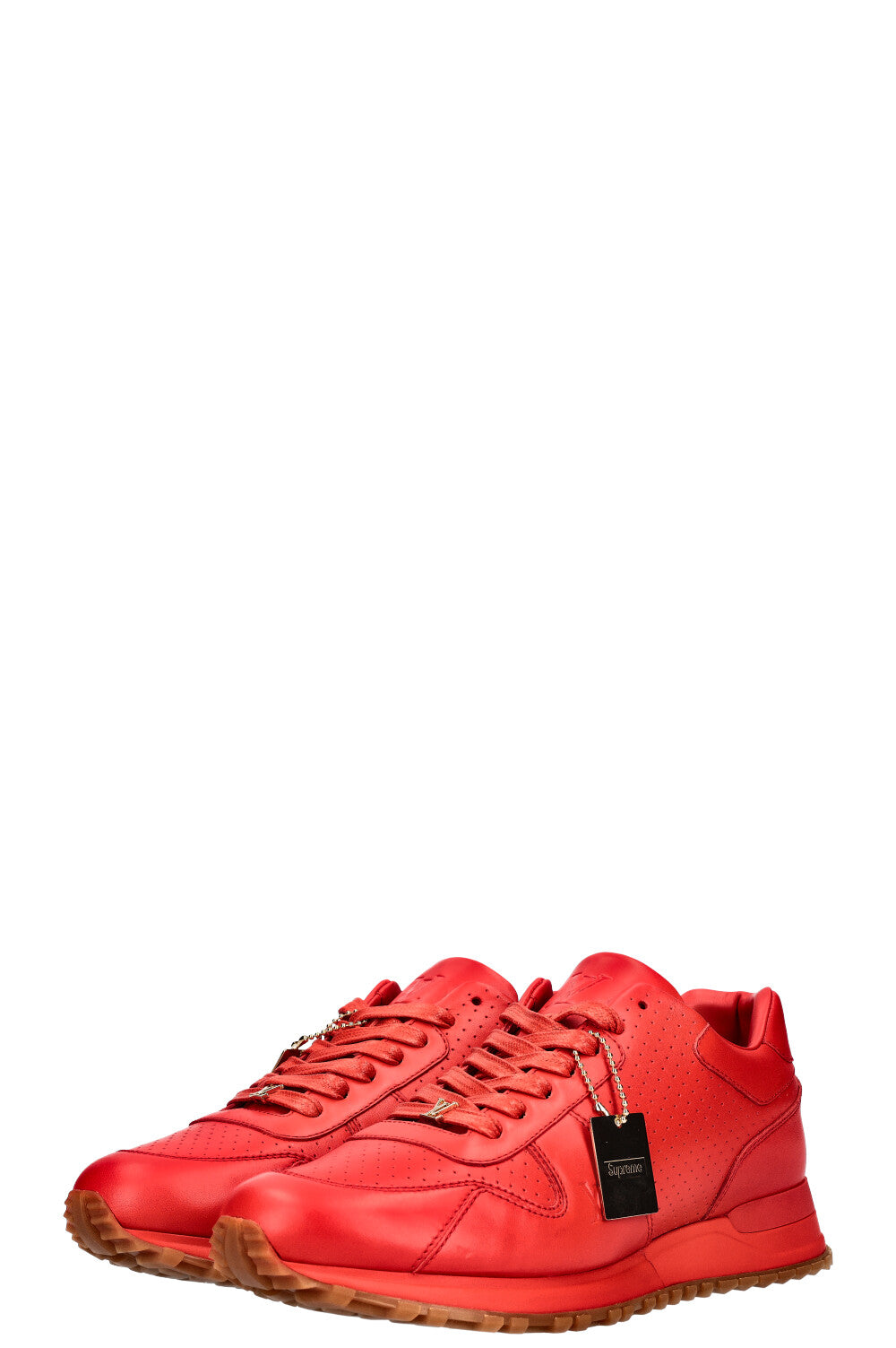 LOUIS VUITTON x SUPREME RunAway Sneakers Red