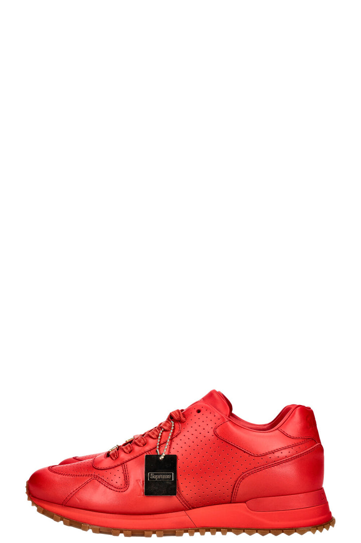 LOUIS VUITTON x SUPREME RunAway Sneakers Red