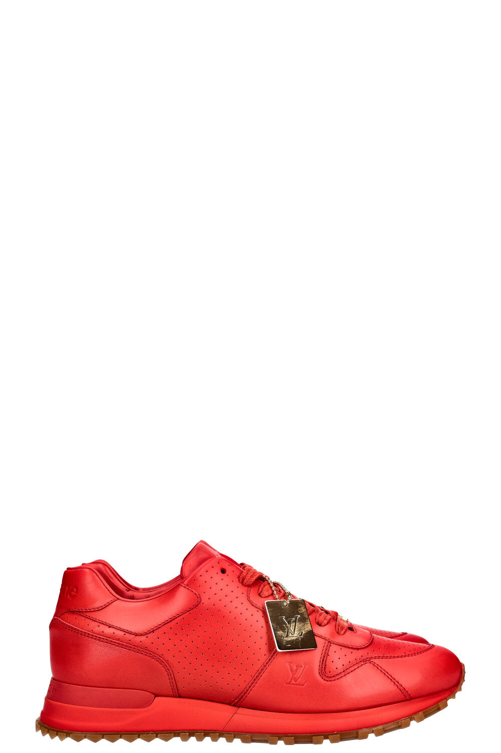 LOUIS VUITTON x SUPREME RunAway Sneakers Red