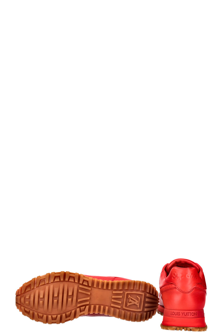 LOUIS VUITTON x SUPREME RunAway Sneakers Red