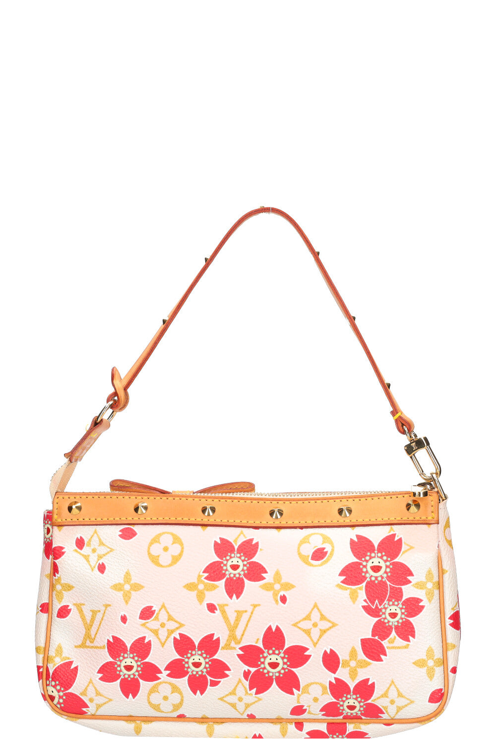 Louis Vuitton x Takashi Murakami Cherry Blossom pochette gold – A