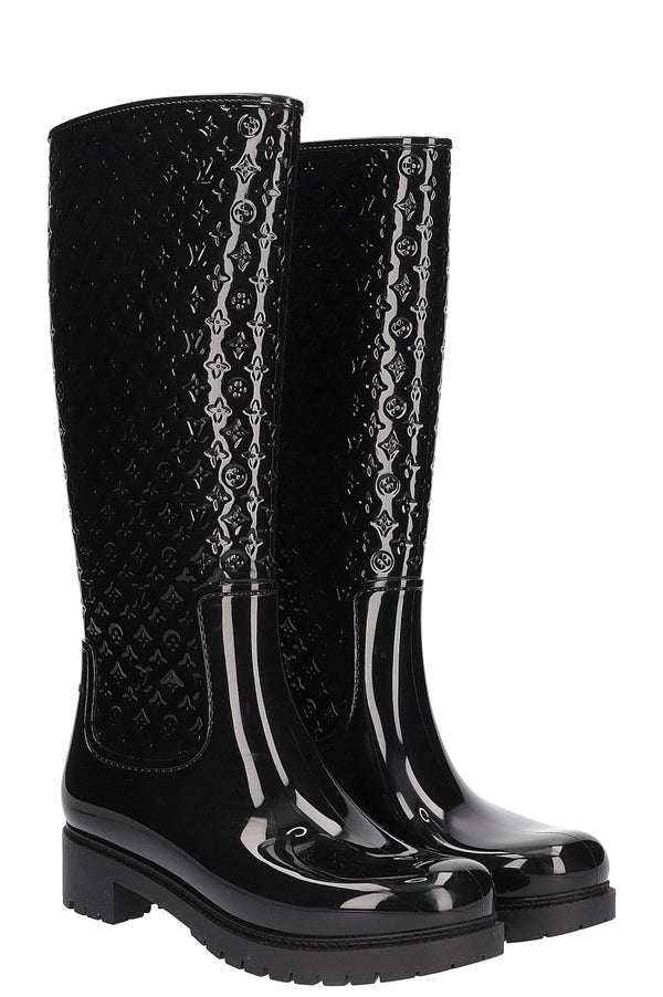 LOUIS VUITTON Drops Bottes en caoutchouc