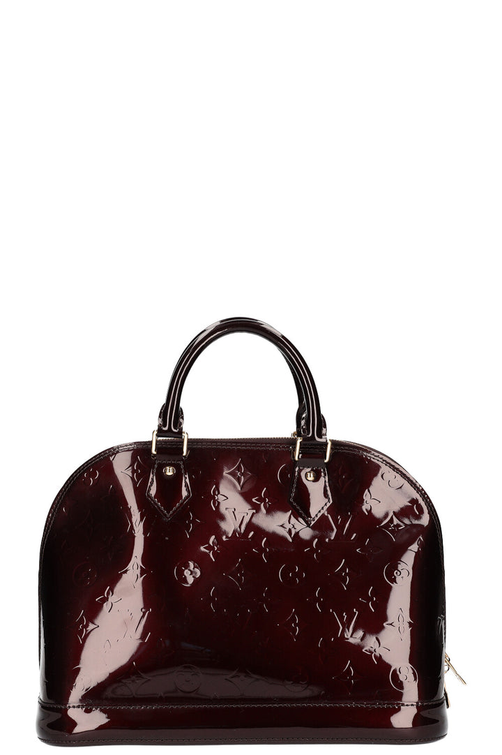LOUIS VUITTON Alma PM Vernis Amarante